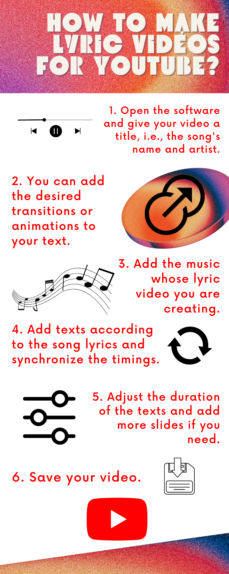 Create Lyric Videos For YouTube